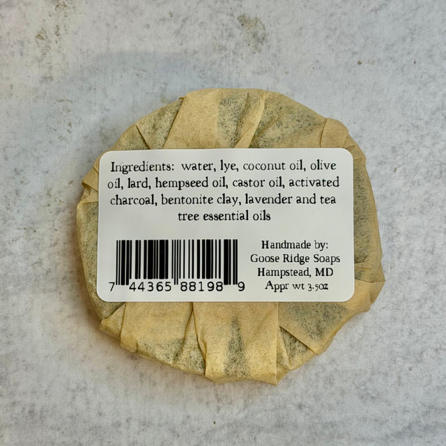 Activated Charcoal Facial Bar for Oily & Blemished Skin