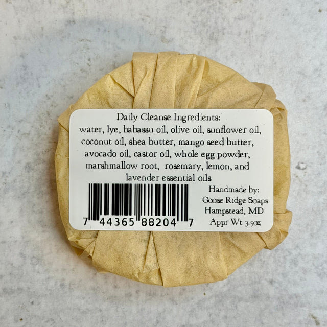 Natural Shampoo Bar - Daily Cleanse Bar