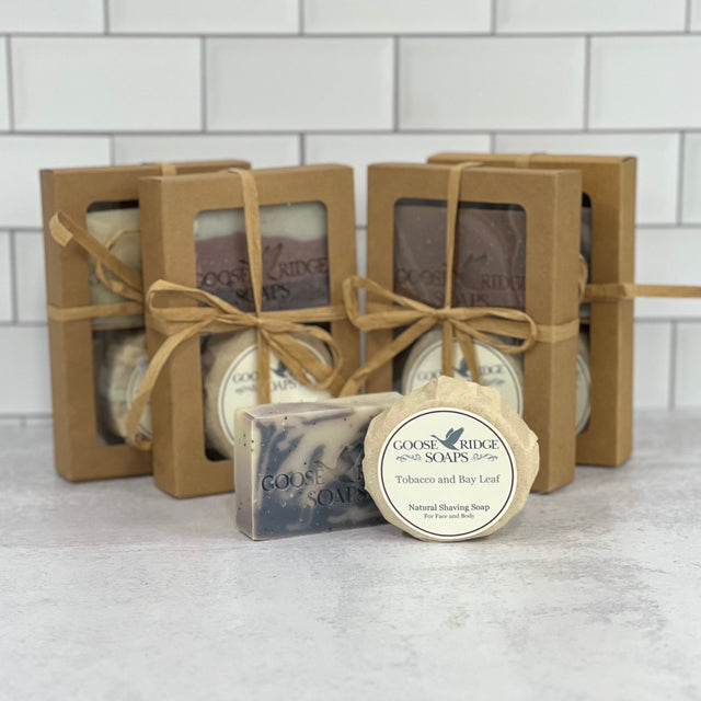 Soap and Shave Gift Set - Tobacco & Bay Leaf