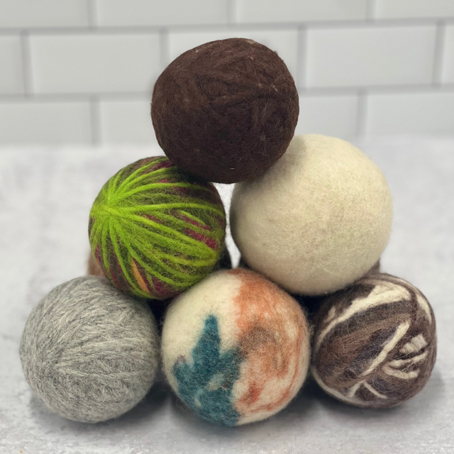 100% Wool/Alpaca Dryer Balls (3-pack)
