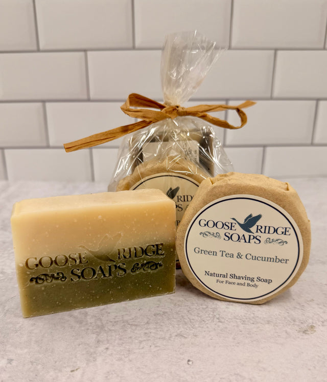 Soap and Shave Gift Set - Green Tea & Cucumber