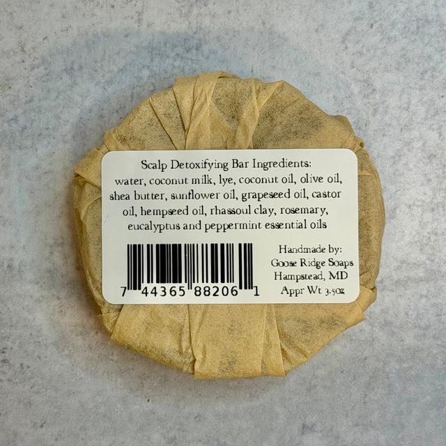 Detoxifying Scalp Shampoo Bar