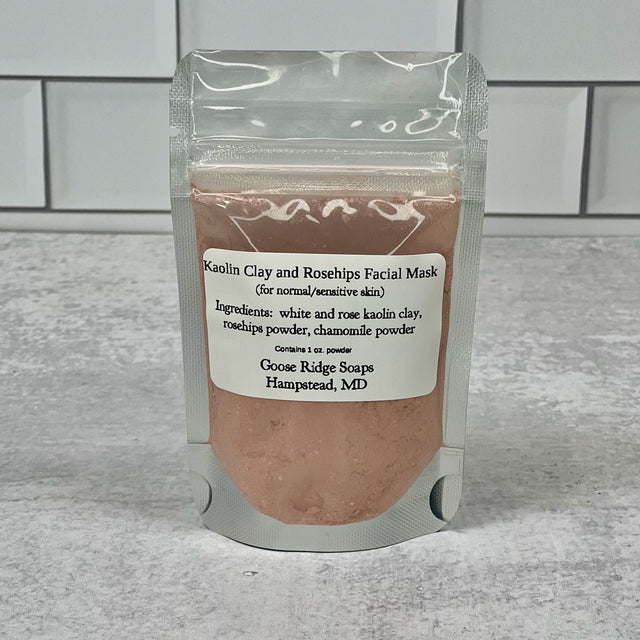 Kaolin Clay and Rosehips Facial Mask